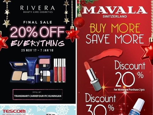 Transmart Tawarkan Makeup hingga Alat Mengeriting Rambut