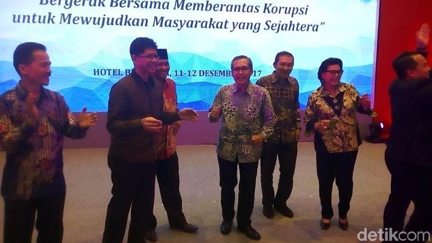 Saat 5 Pimpinan KPK Berjoget di Penutupan Hari Anti Korupsi