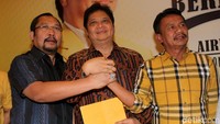 Deklarasi dukungan kepada Airlangga digelar di Jl Rajasa I No 7 Selong, Kebayoran Baru, Jakarta Selatan, Rabu (13/12/2017).