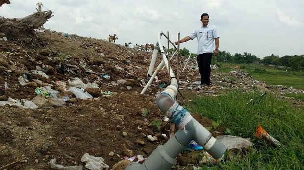 Biogas ini berasal dari sampah di TPA Randegan