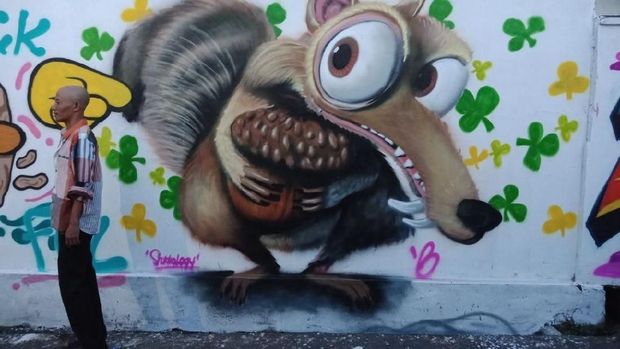 Cantiknya Kampung Warna-Warni dan Kolaborasi Seni Grafity Palembang