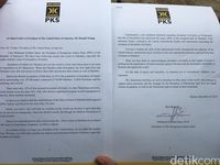 Ke Kedubes AS, PKS Serahkan Surat Terbuka untuk Trump soal Yerusalem