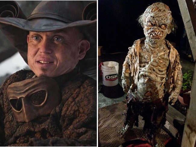 Lagi-lagi, aktor ini memerankan sebuah karakter seram. Kali ini untuk film Night of the Little Dead, aktor berbadan kecil ini didandani seperti monster kecil. Seram banget! Foto: Instagram