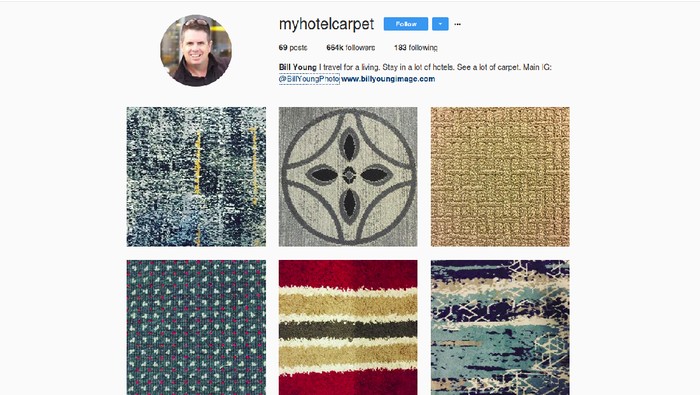 Pilot Ini Jadi Selebgram Karena Foto Karpet Hotel