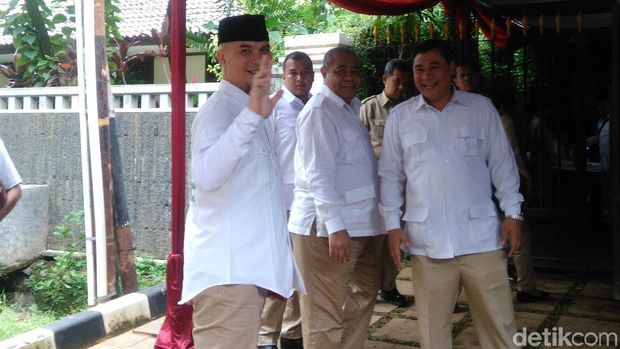 Fadli Zon dan Ahmad Dhani Datangi Deklarasi Cagub Jateng Gerindra
