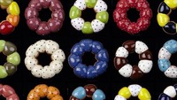 Kreasi donat bunganya ini mirip dengan yang bisa Anda makan kan? aduh, jadi ngiler! Foto: Istimewa