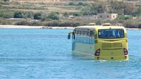 Paket Turing dengan bus amphibi Amphicoach sudah dipastikan aman. Istimewa/jalopnik.com