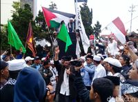 Aliansi Ormas Islam Sukabumi Aksi Damai Save Palestina