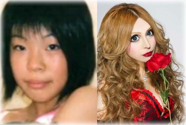 Vanilla Chamu berasal dari Jepang yang sering tampil mirip Barbie. Ia dikabarkan telah menjalani 30 kali operasi untuk mendapatkan tampilan sempurna. Foto: Ist.