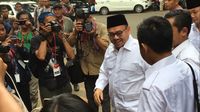 Sudirman Said di kediaman Prabowo di Kertanegara.