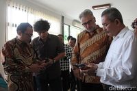 Peluncuran aplikasi Chattra Borobudur E-Guide (Pertiwi/detikTravel)