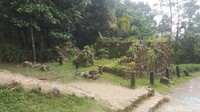 Reruntuhan itu adalah bekas sekolah yang dibikin para misionaris tahun 1876 untuk mendidik orang-orang Afrika yang dibebaskan dari perbudakan (Fitraya/detikTravel)