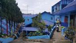FOTO: Kampung Biru, Wisata Tematik Baru di Kota Malang