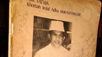 Karya tulisan AM Fatwa yang diposting melalui Instagram. Foto: Instagram AM Fatwa