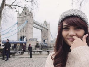 Foto: Mengintip Liburannya Rina Nose di London