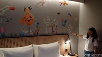 Hotel ini memang unik. Sebagai pengganti tangga, ada seluncuran yang menyambungkan lantai 2 dan lantai 1 hotel.  (Ristu Hanafi/detikTravel)