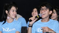 Iqbaal dan Vanesha Prescilla saat ditemui di kawasan Kemang Village, Jakarta Selatan pada Rabu (13/12).