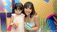 Gempita Nora Marten dan Gisel saat ditemui di kawasan Kebon Jeruk, Jakarta Barat pada Rabu (13/12). Pool/Noel/detikFoto.