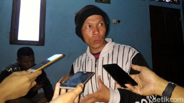 Sucipto, salah seorang pendaki yang sempat hilang di Gunung Merapi.