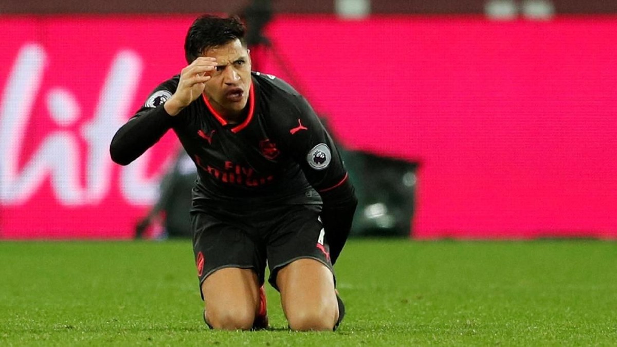 Alexis Sanchez saat melawan West Ham. (Foto: John Sibley /Action Images via Reuters)