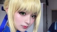 Cosplayer dari daratan China itu banyak dibicarakan di dunia maya. (Dok. Weibo/alicehaoge)