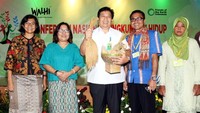 Temu Rakyat Pengelola Sumber Daya Alam, Pejuang Lingkungan dan Konferensi Nasional Lingkungan Hidup ini digelar Buperta Cibubur, Jakarta, Rabu (13/12/2017). Pool/Walhi.