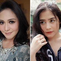 Bintang sinetron Ganteng-ganteng Serigala, Prilly Latuconsina, dan adik Nagita Slavina, Marsha Tengker, keduanya memiliki kemiripan dari rahang pipi yang lebar dan bibir tipis. Keduanya pun sama cantiknya saat tersenyum. Foto: Ist, Instagram