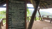 Di dalam gazebo ini ada papan informasi mengenai sejarah dihapusnya perbudakan di Seychelles (Fitraya/detikTravel)