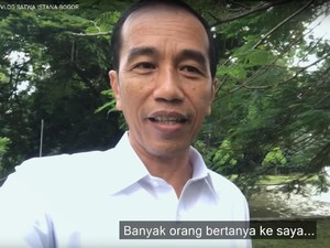 Libur Santai Ala Jokowi, Nge-vlog Sambil Beri Makan Rusa