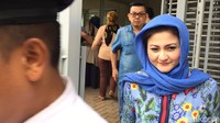 Istri Setya Novanto, Deisti Astriani Tagor, kembali menjenguk suaminya di rutan KPK ( Nur Indah Fatmawati/detikcom)