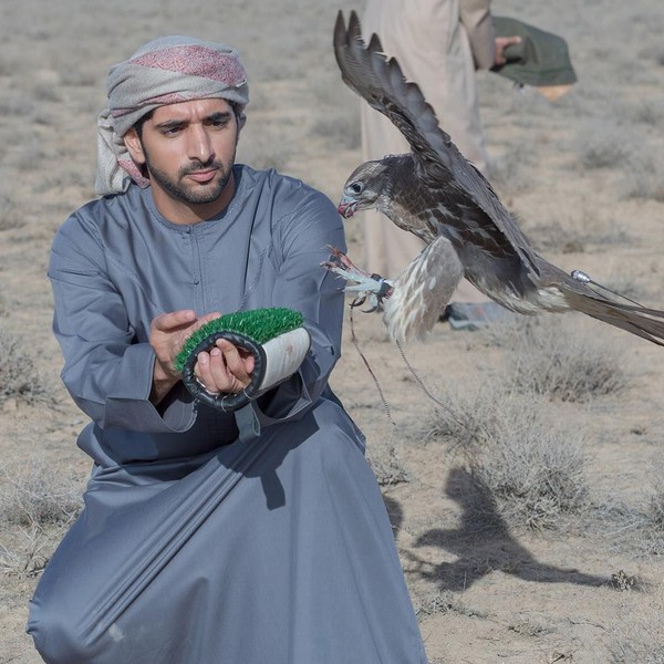 Pangeran yang dikenal dengan panggilan Fazza ini suka berolahraga seperti bermain tenis, bersepeda, berkuda dan juga berburu menggunakan burung elang. (faz3/Instagram) Pangeran yang dikenal dengan panggilan Fazza ini suka berolahraga seperti bermain tenis, bersepeda, berkuda dan juga berburu menggunakan burung elang. (faz3/Instagram)