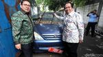 Fadli Zon Cek Kendaraan Operasional DPR yang Rusak