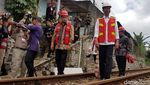 Semringah, Jokowi Cek Lokasi Proyek Jalur Ganda KA Bogor-Sukabumi
