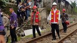 Semringah, Jokowi Cek Lokasi Proyek Jalur Ganda KA Bogor-Sukabumi