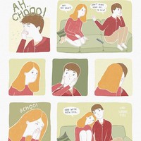 Menghadapi segalanya bersama baik susah ataupun senang, termasuk jika suami sakit, sang istri juga akan ikut sakit. Foto: Instagram