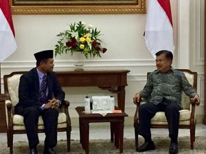 Temui JK, Pengasuh Gontor Laporkan Perkembangan Ponpes di Poso