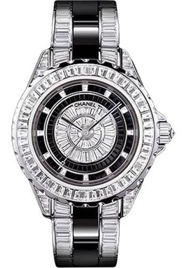 Ini jam tangan Chanel J12 Jewelry yang dilengkapi emas putih 18 karat dan berlian. Harganya US$ 536 ribu atau sekitar Rp 7,2 miliar. Foto: Dok. Swiss Luxury