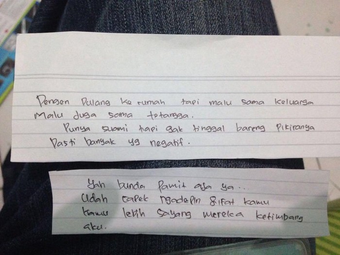 Ini Surat Sales Cantik Sebelum Dimutilasi Suaminya