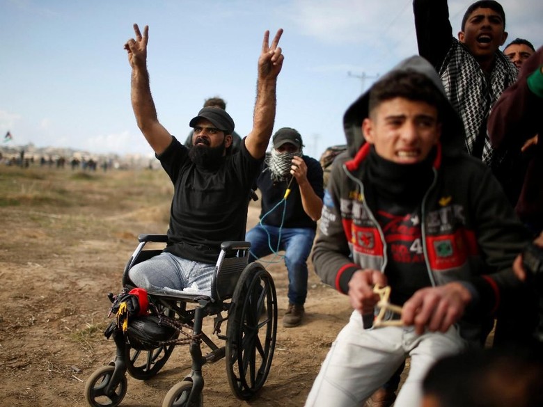 Kehilangan Kaki Tahun 2008, Pria Palestina Tewas Saat Bentrok di Gaza Kehilangan Kaki Tahun 2008, Pria Palestina Tewas Saat Bentrok di Gaza