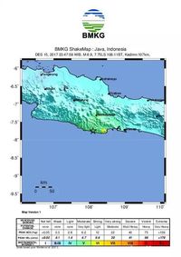 Peta Zonasi Gempa 2017 - Nusagates