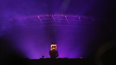 Begini Aksi Marshmello Remix Eta Terangkanlah di DWP 2017