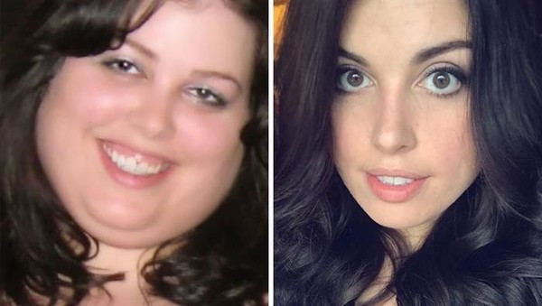Drastis! Deretan Foto Selfie Sebelum dan Setelah Diet