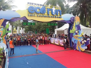 Pertamina Eco Run, Lari Sehat Selamatkan Owa Jawa dan Tuntong Laut