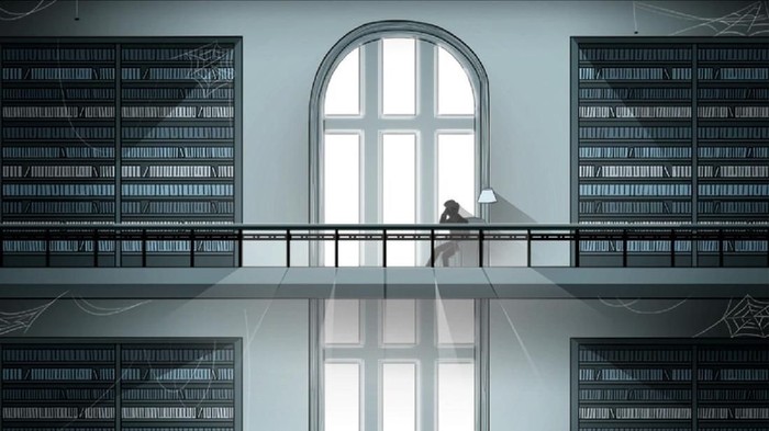 Lelaki yang Menangis di Perpustakaan