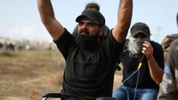 Thurayeh menjadi salah satu dari empat warga Palestina yang tewas dalam rentetan bentrokan di Gaza dan Tepi Barat. Foto: REUTERS/Mohammed Salem