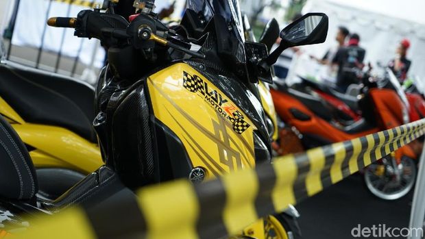 Puluhan Yamaha Xmax, Nmax dan Aerox Modif Sapa Tangerang