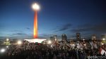 Foto: Kibar Bendera Palestina di Monas
