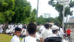 Foto: Massa Aksi Bela Palestina Mulai Merapat ke Kedubes AS