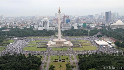 Foto: Melihat Lagi Aksi Bela Palestina dari Atas