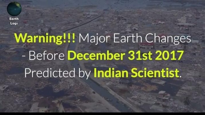 Viral Video Ramalan Bencana Besar di Ujung 2017, Ini Faktanya